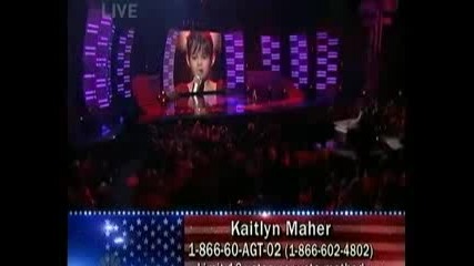 Ангелското същество Kaitlyn Maher в America s Got Talent - Top 10