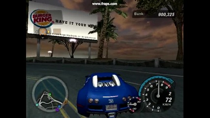 Need For Speed Undergrond 2 Bugatti Veyron 16.4 