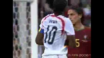World Cup 2006 Angola - Portugal 0 - 1 