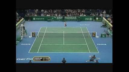 Djokovic v. Soderling Paris 09 Quarter Final Hd 