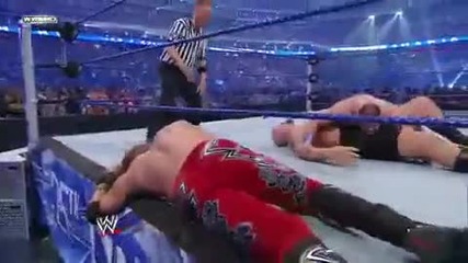 John Cena Fu on Big Show and Edge