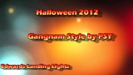 Gangnam Style Halloween Light Show