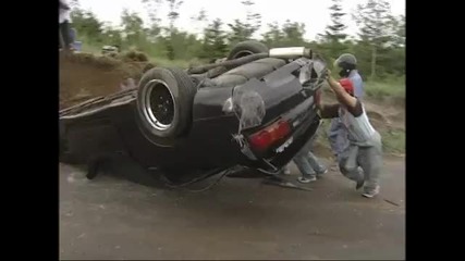 Drift crash from D1gp - D1sl - Drift Tengoku 