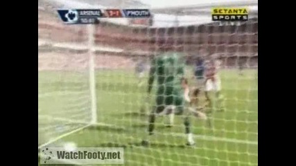 Arsenal 3 vs. Portsmouth 1