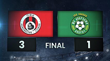 Lokomotiv Sofia vs. PFC Dobrudzha 1919 Dobrich - Condensed Game