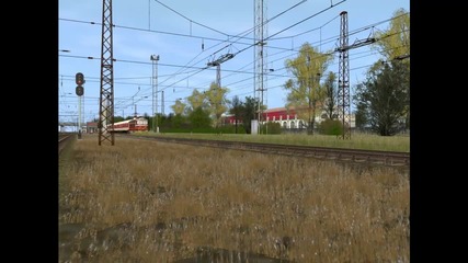 trainz: от София север до Ц. гара София с патнически влак 