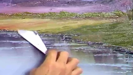 S06 Радостта на живописта с Bob Ross E11 - западен простор ღобучение в рисуване, живописღ