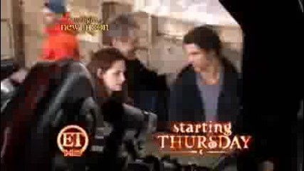 Robert Pattinson First behind the scenes of New Moon
