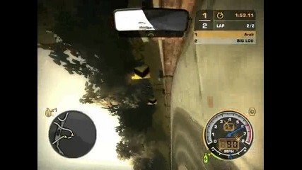 Nfs Most Wanted playing with Mustang Gt part 1