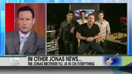 Jonas Brothers on Fox News - Nick Jonas talks about relationship with Miley Cyrus