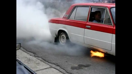 Lada Turbo - Burnout 