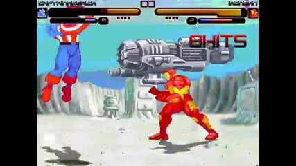 Mugen Battle Iron Man Vs. Captain America