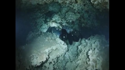 Подводните пещери на Юкатан- подводни кадри- 2