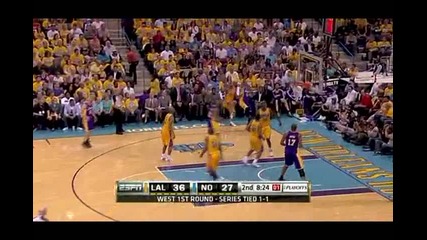 Nba Playoffs 2011 First Round Game 3: Los Angeles Lakers @ New Orleans Hornets 100 - 86