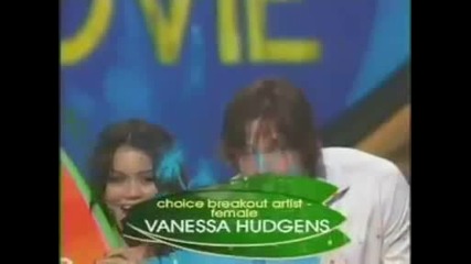 Hsm 2 and Vanessa Hudgens Win 2007 Teen Choice Awards