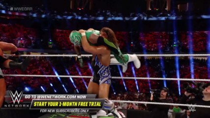 Rey Mysterio plants Chad Gable with a tilt-a-whirl DDT: Greatest Royal Rumble (WWE Network Exclusive)