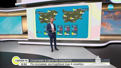 Прогноза за времето (27.10.2024 - сутрешна)
