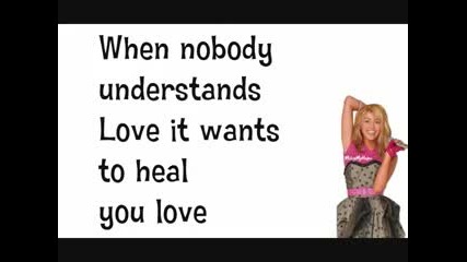 Hannah Montana Forever Ft. Sheryl Crow - Need A Little Love With Lyrics 