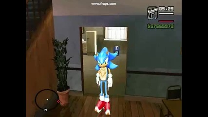 Help me with Super Sonic mod[san Andreas]