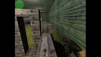 Counter Strike 1.6 Цепене на ботове с гранати 