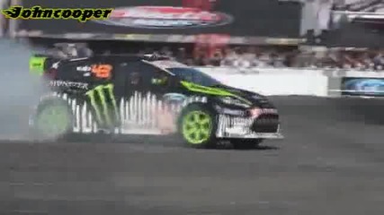 Ken Block & Vaughn Gittin Jr at Sema 2011