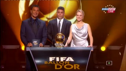 Lionel Messi Winner Fifa Ballon dor award 2011