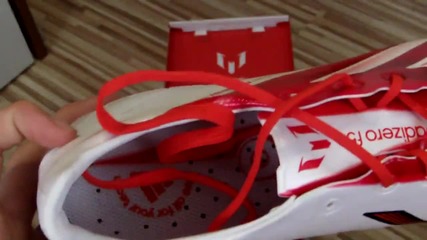 Моите нови adidas f50 adizero trx fg Messi - Red and White