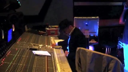 Costi in P Diddy 39 s studio with Mario Winans Producer of P 