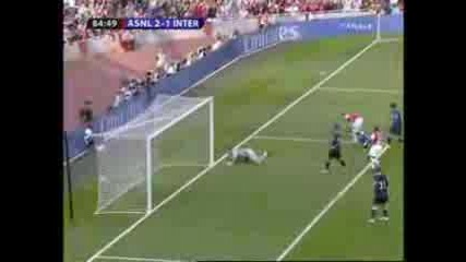 Robin Van Persie, Arsenal V Inter Milan