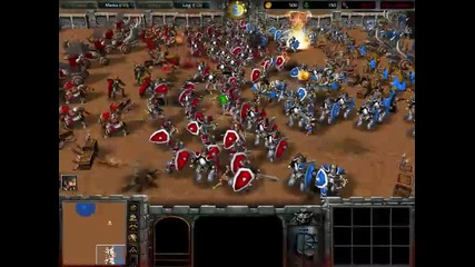 Warcraft 3 Massive Footmen Battle
