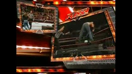 Raw - Shawn Michaels Vs. Edge - Street Fight