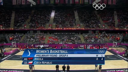 Олимпийски игри 2012 - Баскетбол Жени Ангола - Чехия група А