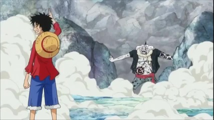 One Piece Luffy vs Hody - Luffy new technic Armamemt Hardening