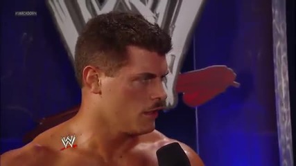 Damien Sandow attacks Cody Rhodes: Smackdown, Aug.