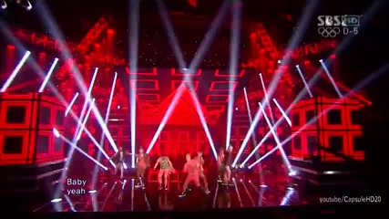 A-jax - Hot game @ Inkigayo (22.07.2012)