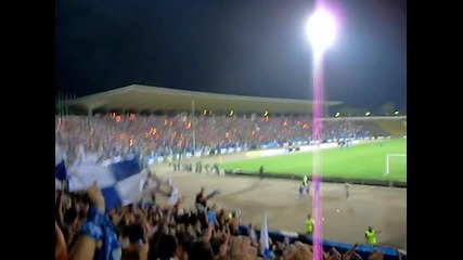 Левски - Аик Агитката след мача 