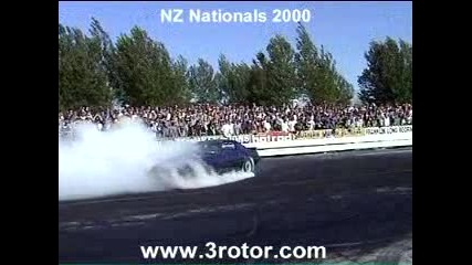 Mazda Rx7 burnout