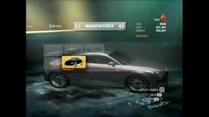 Need For Speed Undercover Customizationtuning Car.