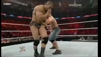Wwe Raw 4 12 10 John Cena vs David Otunga