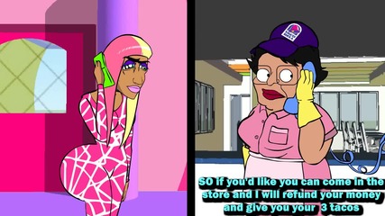 Nicki Minaj Prank Call (cartoon)