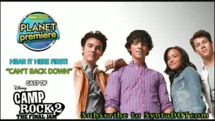 Cant Back Down (official Song) - Camp Rock 2 Hq 