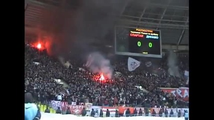 Спартак Москва 0 - 1 Динамо Москва (14.03.2010) - феновете на Спартак! 