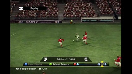 Смешен авто-гол на Pro Evolution soccer