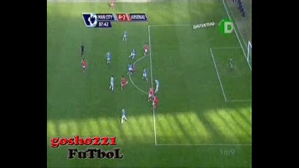 Манчестър Сити 4 : 2 Арсенал 12.09.09
