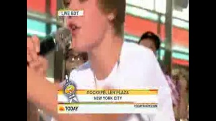 Justin Bieber - One Time ( Live Today Show 06.04.2010 )