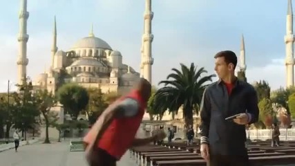 Кобе Брайнът и Лео Меси в забавна реклама на Turkish Airlines
