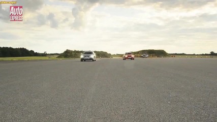 Audi Rs3 Sportback v Bmw 1 M - Drag Race