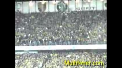 55.000 Crazy Fans Jumping Great Atmosphere Of Fenerbahce