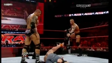 John Cena & Randy Orton vs Batista & Jack Swagger