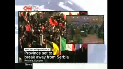 Независимостта На Косово По Cnn Live